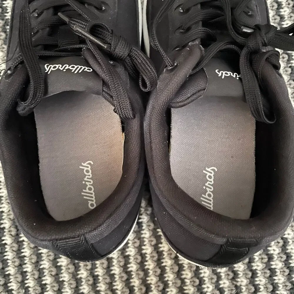 Allbirds Canvas Pacer Natural black sneaker women’s shoe size 8